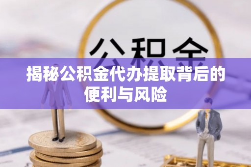大内揭秘公积金代办提取背后的便利与风险