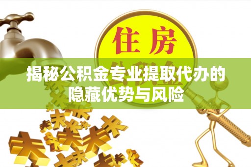 大内揭秘公积金专业提取代办的隐藏优势与风险