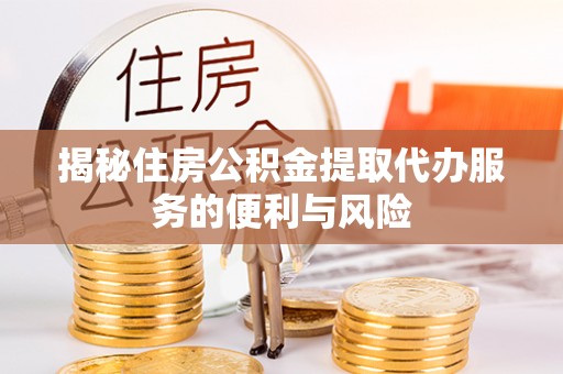 大内揭秘住房公积金提取代办服务的便利与风险