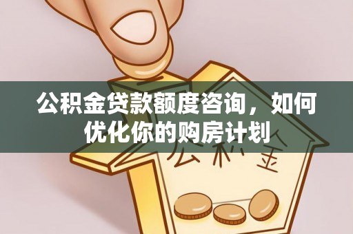 大内公积金贷款额度咨询，如何优化你的购房计划