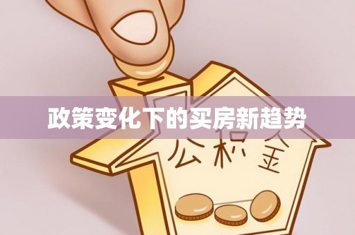 大内政策变化下的买房新趋势