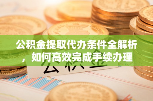 大内公积金提取代办条件全解析，如何高效完成手续办理
