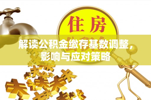大内解读公积金缴存基数调整，影响与应对策略