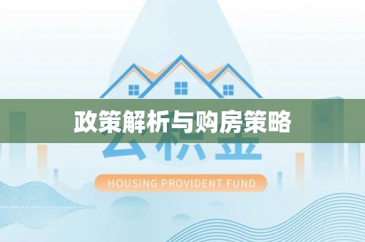 大内政策解析与购房策略