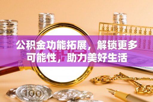 大内公积金功能拓展，解锁更多可能性，助力美好生活